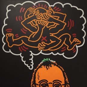 Self-portrait - Keith Haring - Nov 1985
