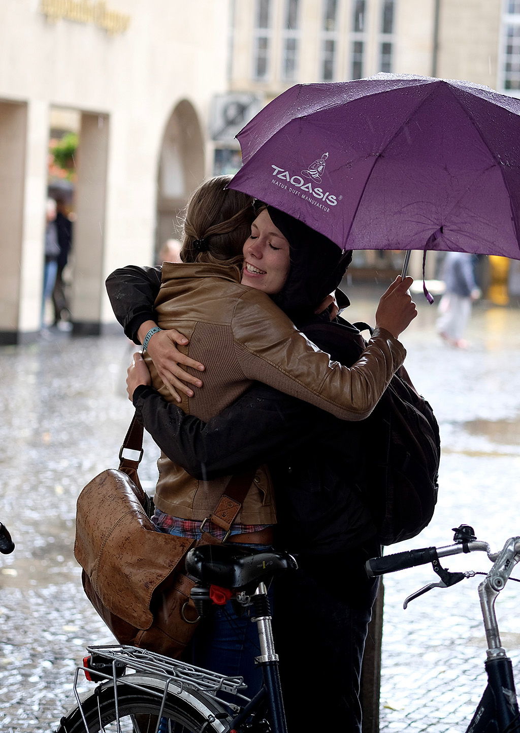 Les adieux sous la pluie