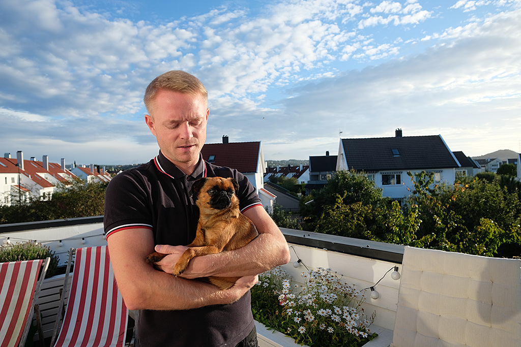 Kjetil et son petit protégé