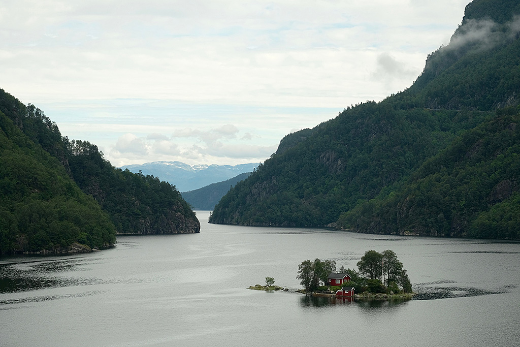 Petit coin tranquile dans le Fjord