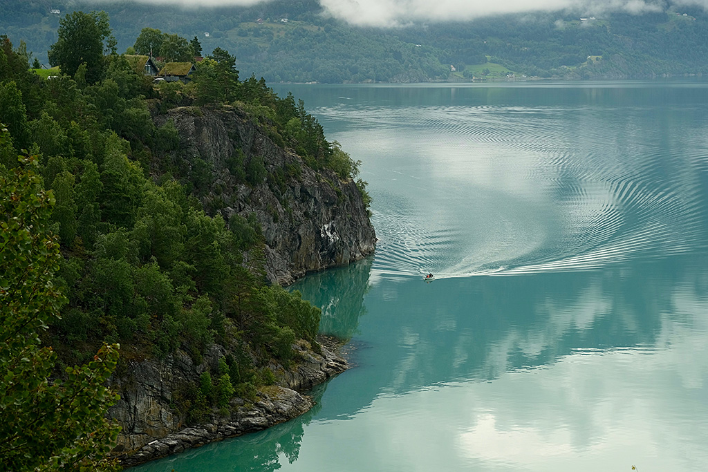 les ronds dans l'eau