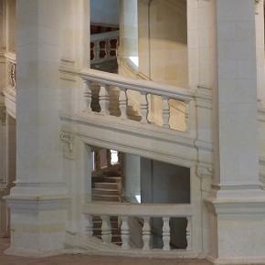 Château de Chambord - Escalier à double révolution  