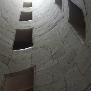 Château de Chambord - Intérieur de l'escalier à double révolution  