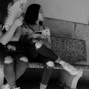 Attente du train à Stresa