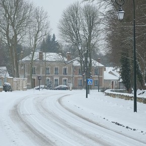 Nainville sous la neige