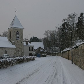 Nainville sous la neige