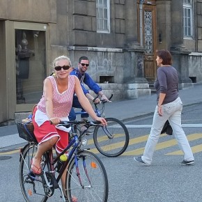 Cyclistes à Neuchatel