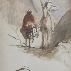 Honoré Daumier - Don Quichotte et la mule morte