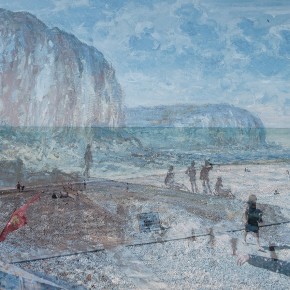 Double exposition (Claude Monet 1880/Frédéric Fleury 2020)