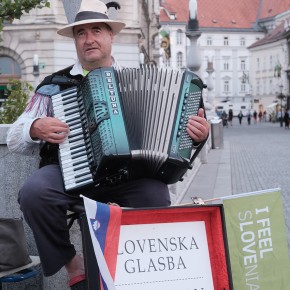Slovenian music street - Ljubljana
