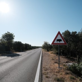 En chemin entre Zadar et Split