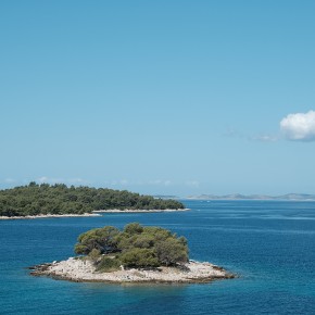 En chemin entre Zadar et Split