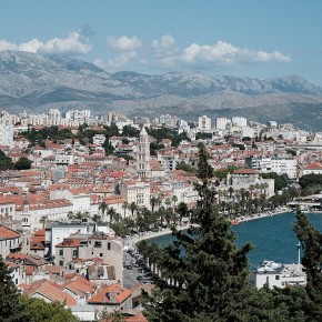 Split vue du parc