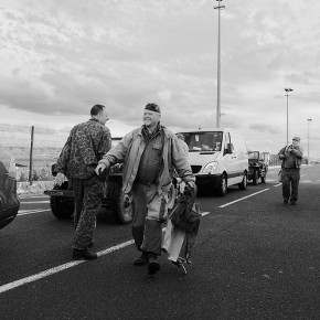 Sur l'embarcadère à Ouistreham