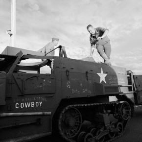 Sur l'embarcadère à Ouistreham