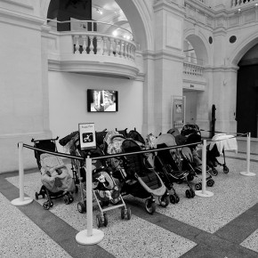 Parking à poussetes au National British Museum de Bristol