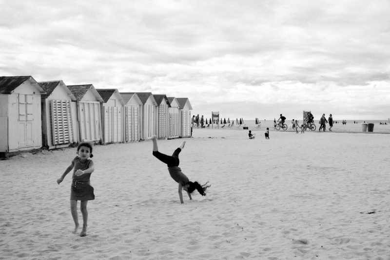 Sur la plage de Oustreham