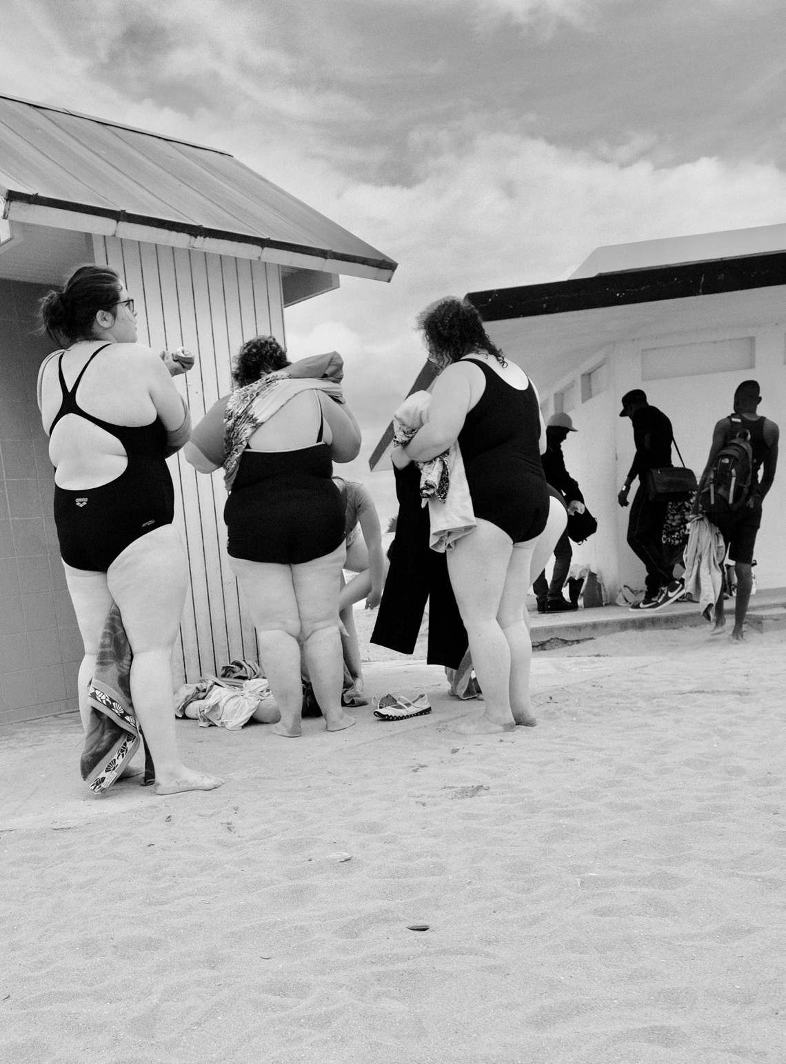 Les baigneuses - Plage de Ouistreham