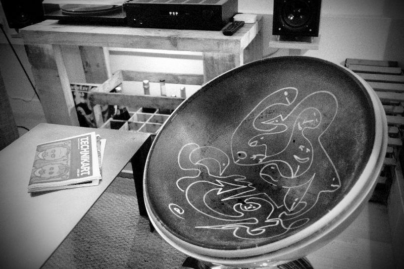 Fauteuil d'artiste au Salon